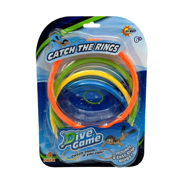 4 PC UNDERWATER DIVE RINGS